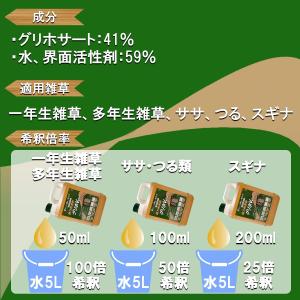 除草剤 強力除草剤 グリホ Value 500...の詳細画像3
