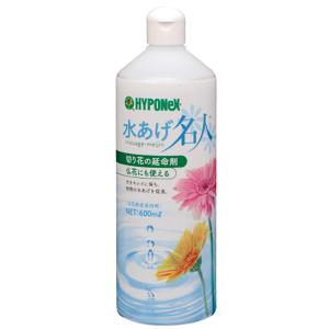 切花延命剤 水あげ名人 600ml ハイポネックス バラ苗