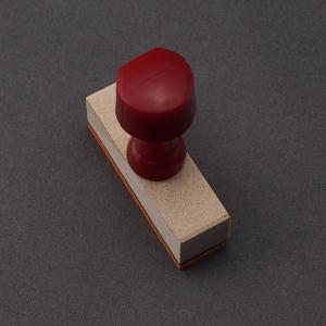 ゴム印／慶弔印・法人名-役職-氏名タイプ／ゴム印（エコウッド）／60x18mm