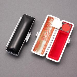 印鑑ケース/高級本牛皮-黒-16.5〜18mm用...
