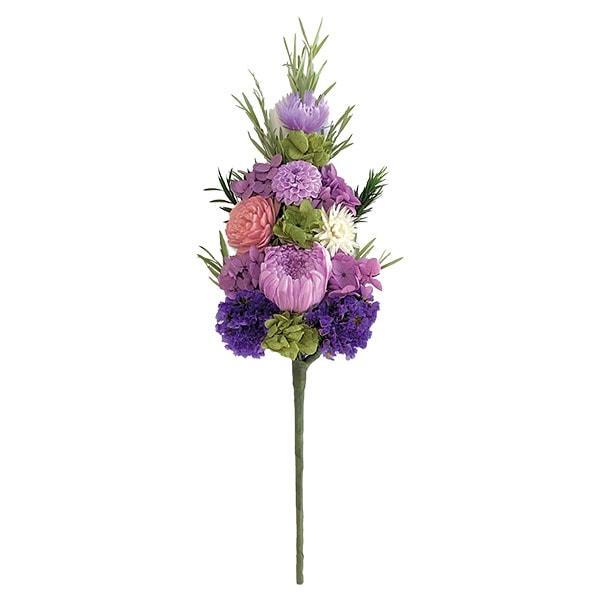 お供え用プリザーブドフラワー 花のみ L