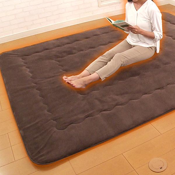 「ホットキーパー7層構造ぽかぽかラグ」用 洗えるふっくらカバー 3帖用