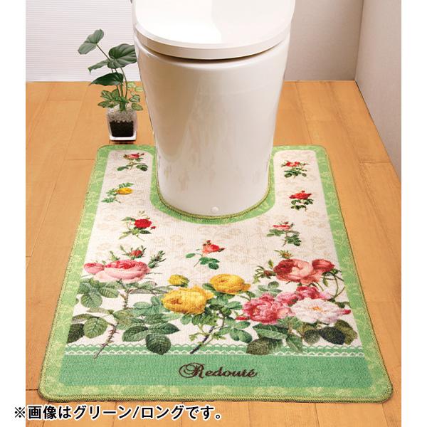 ルドゥーテ 花のトイレマット レギュラー60×80cm