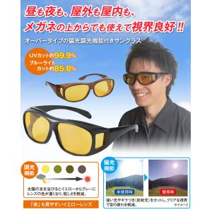 偏光調光2wayサングラス はぴねすくらぶ テ...の詳細画像1