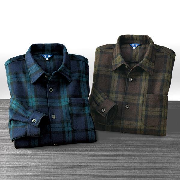 日本製！尾州ウール使用の高品質シャツ M L LL