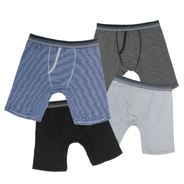 快適シミガードエチケットボクサー4色組 ロング