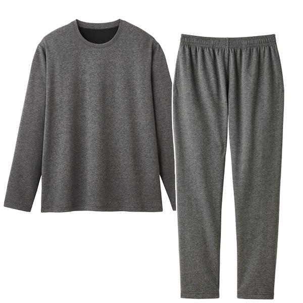 リカバリーケアウェア メンズ＜上下セット/杢グレー｜M L LL＞