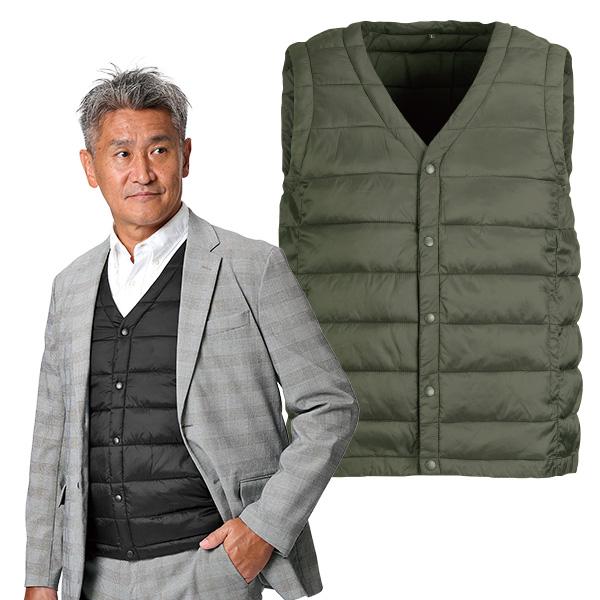 ケルトラス 光発熱ファイバー中わたジャケット・ベスト 3L L LL M ベスト