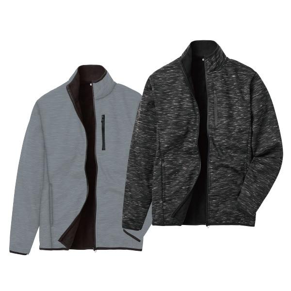 防風裏フリースZIPブルゾン