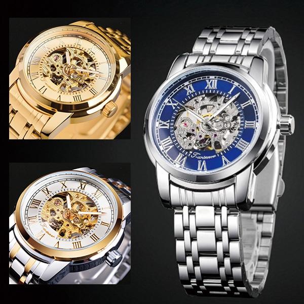 機械式スケルトンウオッチ