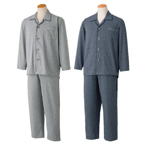 NOBI AID 大きめボタンのびのびストレッチパジャマ S M L LL