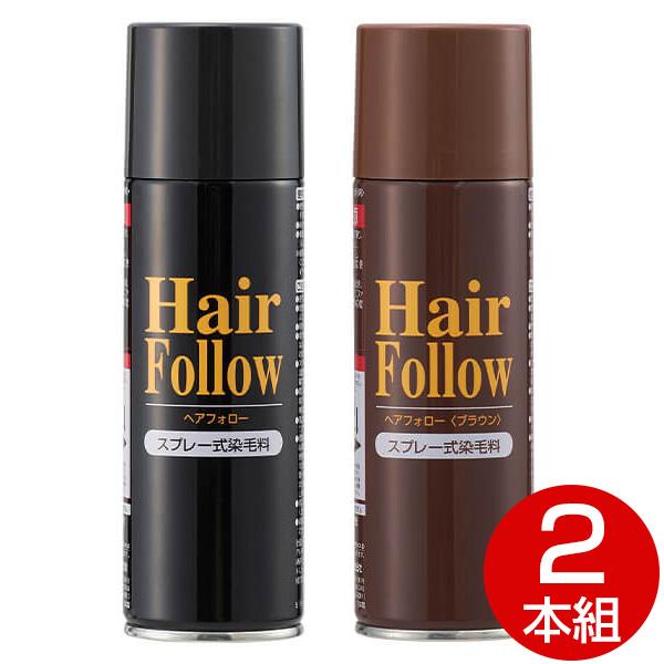 アイメディア ヘアフォロー スプレー式染毛料 2本組