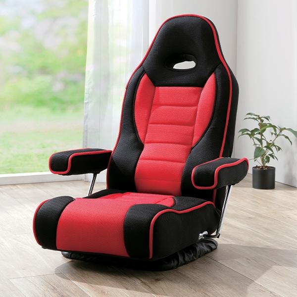 42段階リクライニングバケット回転チェア メッシュタイプ1脚