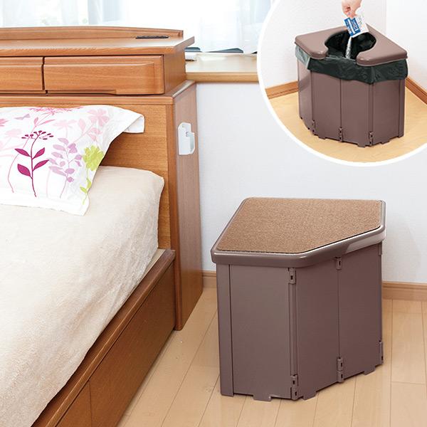 ポータブルコーナートイレ  緊急 災害 断水 地震対策 停電 非難 防災 仮設トイレ 介護 介護・補...