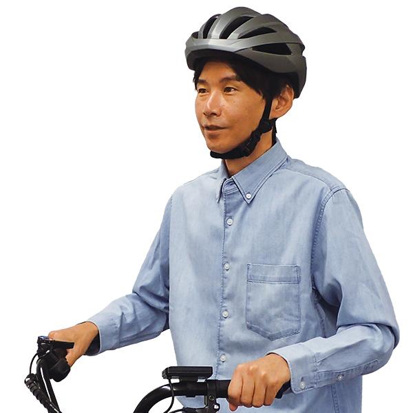 自転車用エアロヘルメット