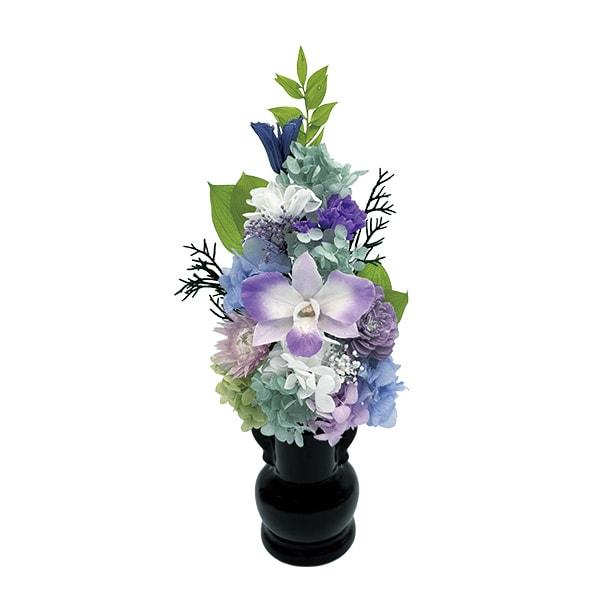 お供え用 プリザーブドフラワーアレンジメント 花器付 L