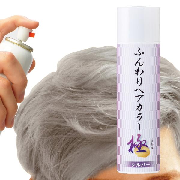 ふんわりヘアカラーシルバー極 1本