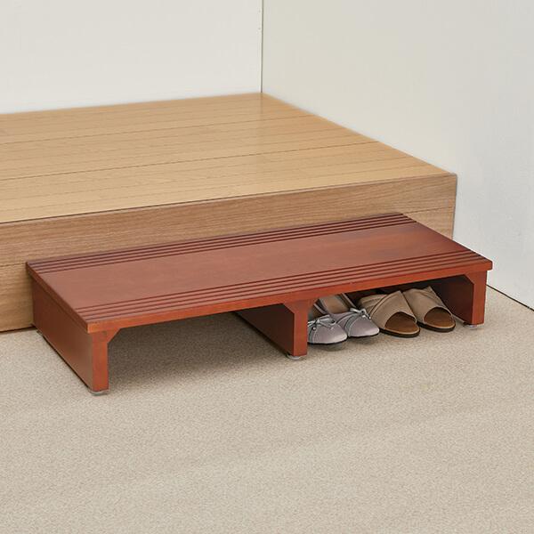 天然木玄関台 幅82cm