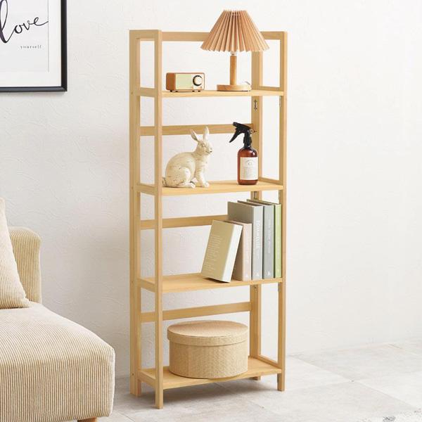 天然木パタパタラック 4段