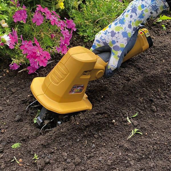 充電式ハンディ耕運機