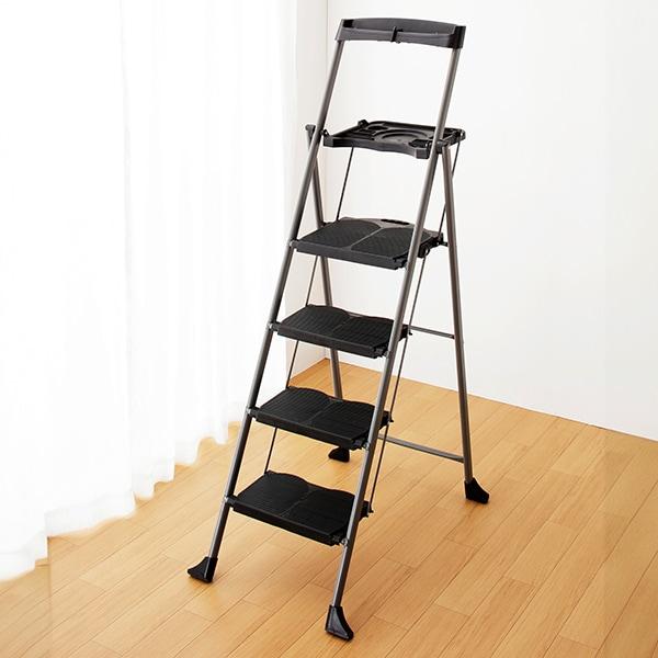 マルチトレー付脚立 4段