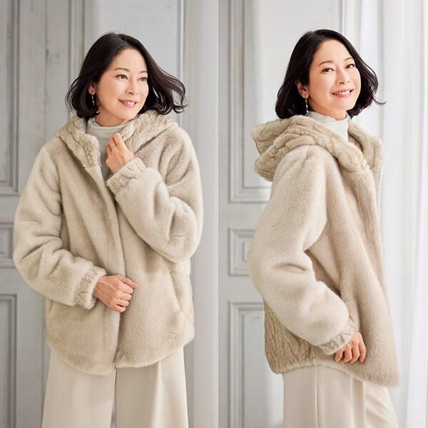 フェイクファーブルゾン