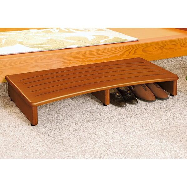 天然木玄関踏み台 幅120cm