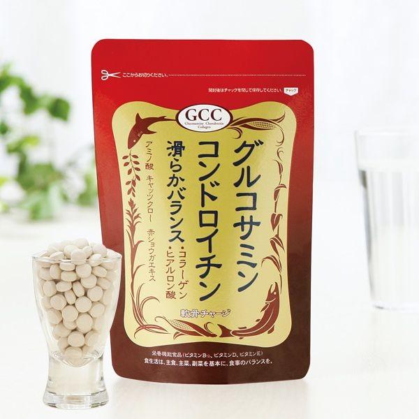GCC グルコサミン・コンドロイチン 滑らかバランス 健康食品 美容 サプリメント コンドロイチン ...