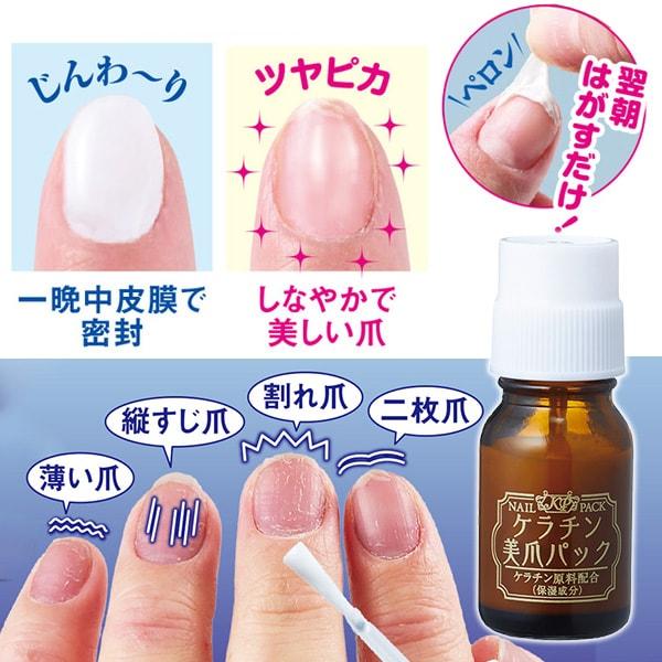 ケラチン美爪パック2本組【タイムセール】　3月23日（月）16時50分まで