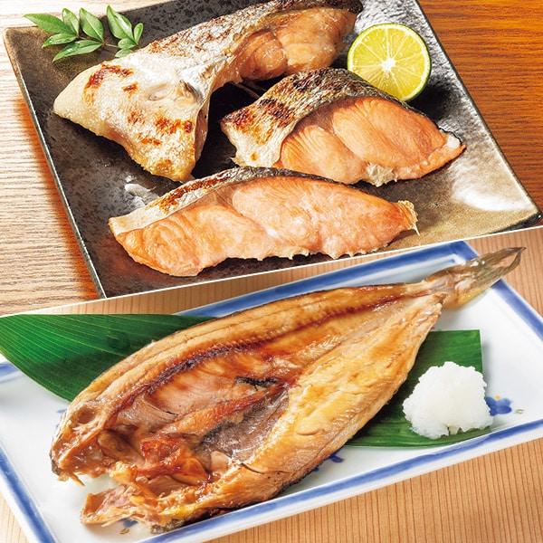 北海道産 秋鮭切り落とし2kg＋真ほっけ開き1枚