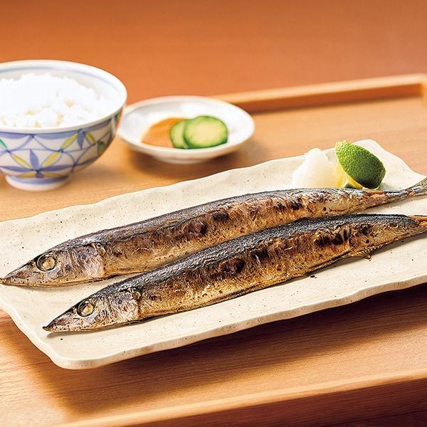 骨まで食べれるサンマ塩焼き 2パックセット