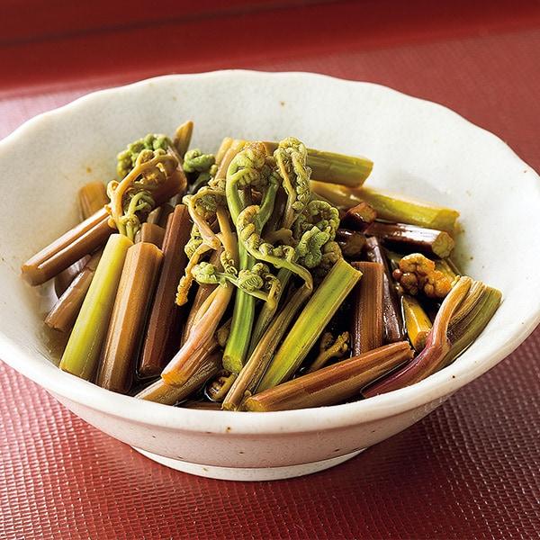 東北産わらびしょうゆ漬