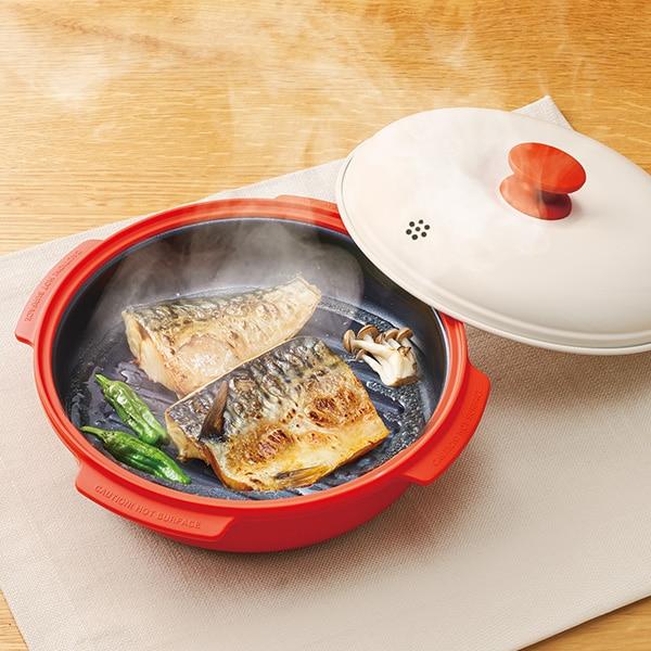 パーフェクトレンジクッカー 両面焼きプレートタイプ 深型4点2セット