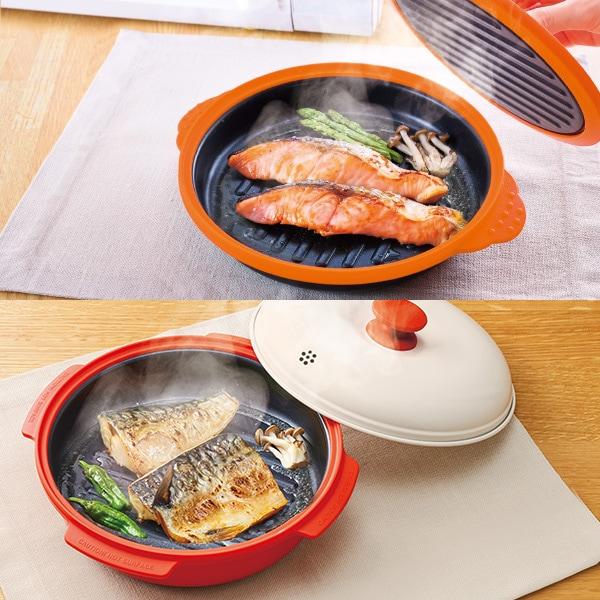 パーフェクトレンジクッカー 両面焼きプレートタイプ 浅型＋深型セット