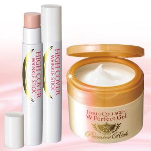 Wパーフェクトゲル　プレミアムリッチ　4個+1個 ヒアルコラーゲン Wパーフェクトゲル プレミアリッチ(1個): 美容