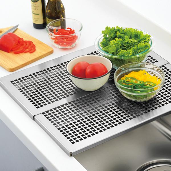 ステンレス製頑丈スライドプレート 奥行57cm