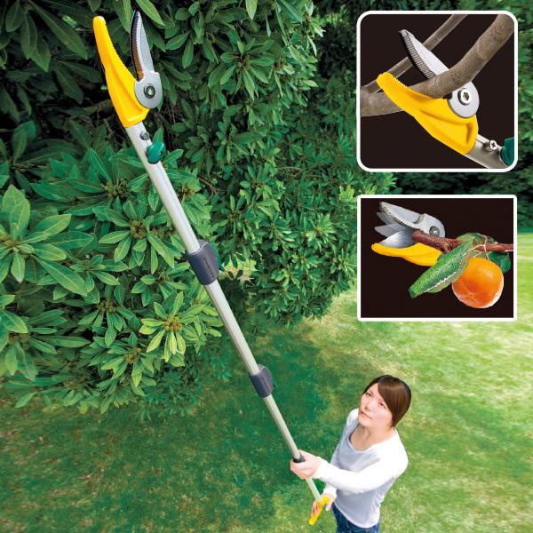 超軽量3段式コンパクト高枝切鋏