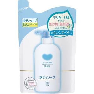 カウブランド　無添加ボディソープ　つめかえ用　400ml　牛乳石鹸｜e-hiso