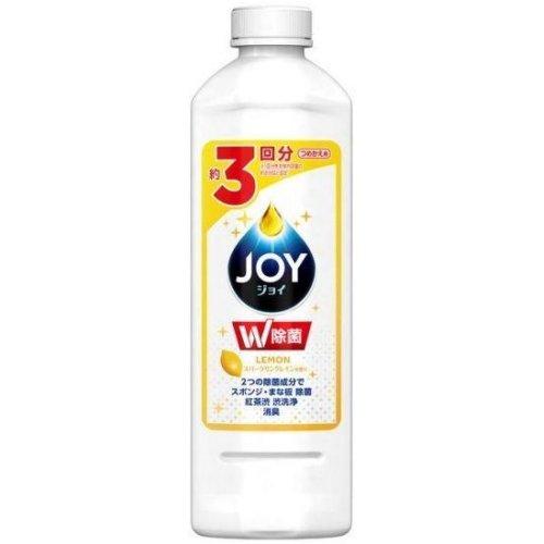 ジョイ　W除菌　スパークリングレモンの香り　400ml　つめかえ用　P&amp;G　JOY（ジョイ）　食器洗...