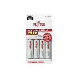 急速充電器セット　単3形充電池4個付　min.1900mAh　FCT344FXJST（FX）　FUJ...