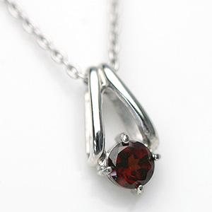 Red string チタンネックレス TITAN ガーネット（1月の誕生石） チタン 