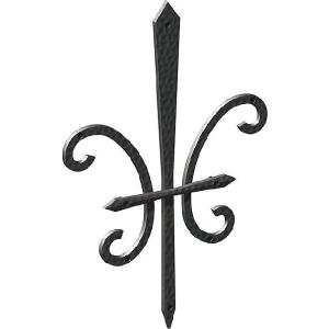 壁飾り 外壁 アイアン風 妻飾り ワイド型 35型 黒 シンボル アルミ鋳物 壁飾り 外壁 アイアン風 妻飾り ワイド型 35型 ブラック 黒 シンボル
