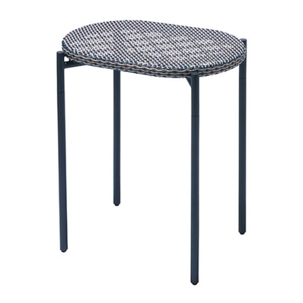 ガーデンファニチャー テーブル WA-テーブル ブルー 青 横690×奥行465×高さ730mm ス...