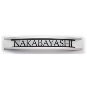 表札 ステンレス ステンレス表札 表札 戸建 表札 ブリッツ ダブル モダン シンプル サインプレー...