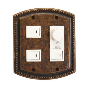 アンティーク真鍮 ゴールド スイッチ コンセント カバー プレート 2口用×5枚 楽天市場】【クーポン配布中】☆最安値挑戦☆真鍮スイッチカバー