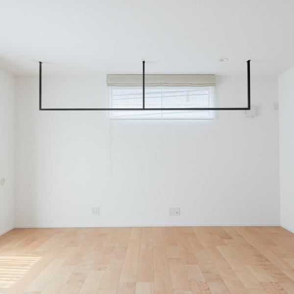 物干し 室内物干し 物干し金物 物干金物 天井付け物干し kacu E型 Sタイプ 幅2885×高さ...