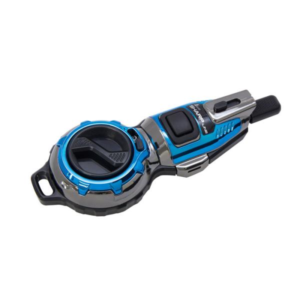 墨つぼ 墨坪 ハンディ墨つぼ Jr Plus シャープライン メタルブルー 自動巻8m 細糸15m ...