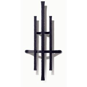 壁飾り 外壁 アイアン風 妻飾り IT4707 グラファイト ブラック