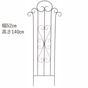 お庭にフレンチなアンティーク感 アイアン トレリス ホワイト H147 4枚