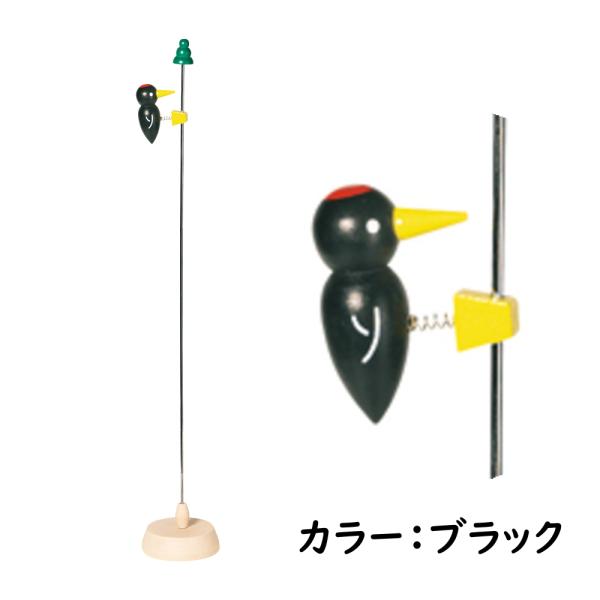 きつつき人形・ブラック GK0825 ゴルネストアンドキーセル 木のおもちゃ 音 ドイツ 出産 御祝...